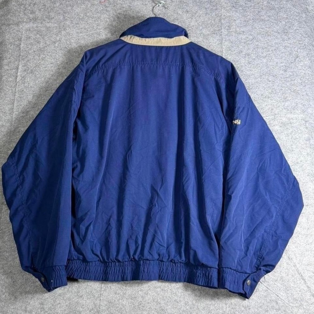 Tourney Gore-Tex Golf‎ Jacket Mens Large Blue Waterproof Windbreaker Plaid Lined - Picture 6 of 8